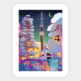 A Magical Night (Sky Tree Tee) Sticker